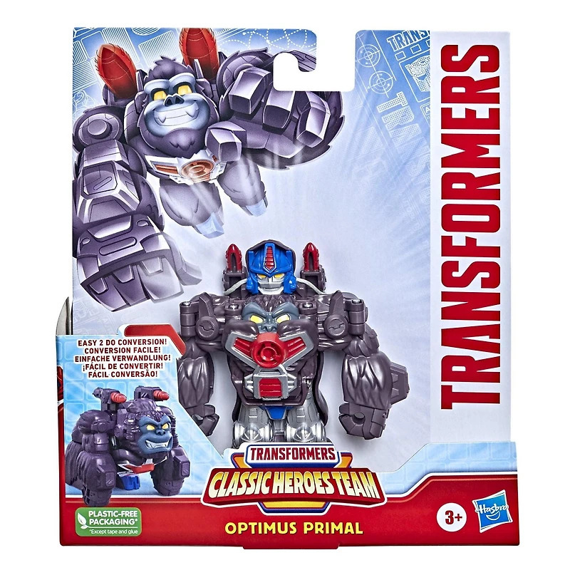 Transformers Classic Heroes Team Optimus Primal, figurine convertible