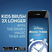 Brosse à dents électrique pour enfants Oral-B, mettant en vedette Minnie Mouse de Disney, enfants de 6 ans et plus