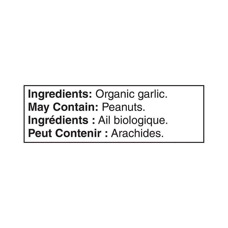 Ail émincé biologique Great Value