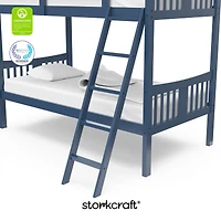 Storkcraft Caribou Solid Hardwood Twin Bunk Bed