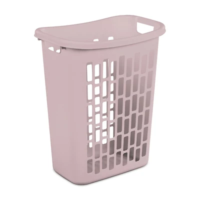 Sterilite Manne à Linge Ouverte Rectangulaire- Rose STERILITE PANIER OUVERT