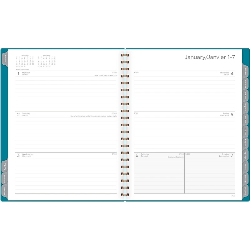 Mead Large Modern Landscape 2024 Weekly/Monthly Planner, Planner