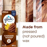 Glade® Cubes de Cire, Bois de Cashmere