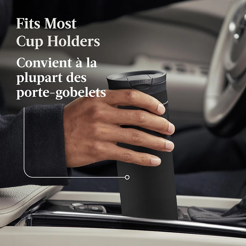 Contigo Byron 2.0 Stainless Steel Travel Mug with SNAPSEAL Lid and Grip, 24 oz (709 ml), Licorice, 1 Count