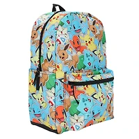 Sac À Dos Pokémon 17" Équipe D’Aventure Avec Design Coloré Sac à dos Pokémon