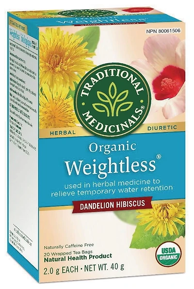 Weightless biologique Traditional Medicinals 20 cts