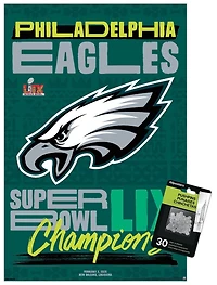 Logo de l'équipe NFL Philadelphia Eagles - Super Bowl LIX