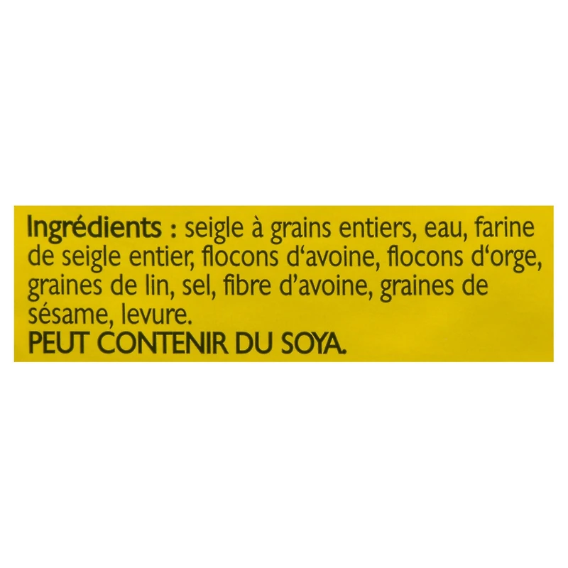 Pain aux trois céréales Mestemacher, 500g 500g