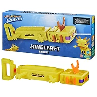 Nerf Super Soaker Minecraft, blaster à eau Axolotl, design du mob Axolotl dans Minecraft, jeu d'eau extérieur pour enfants