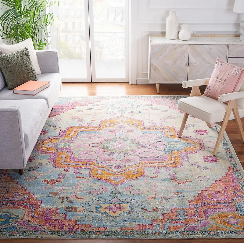 SAFAVIEH Crystal Debra Floral Area Rug