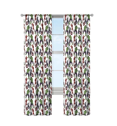 Avengers Room Darkening Window Panels, Set of 2, 2 Panels, 42" x 63"