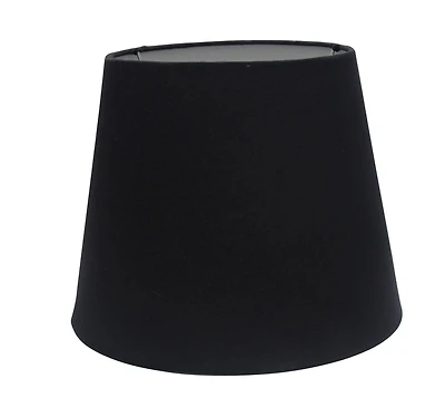 10" Black Fabric Shade
