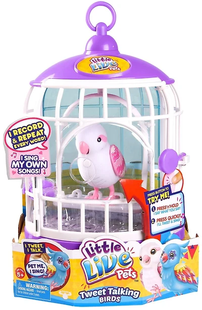 Little Live Pets Bella Rina Bird Cage Toy