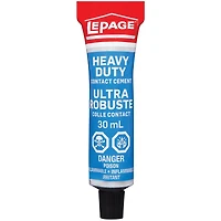 LePage Ultra Robuste Colle Contact, Transparent Ultra résistant, 30 ml Tube