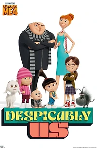 Illumination Despicable Me 4 - Despicably Us Wall Poster, 14.725" x 22.375"