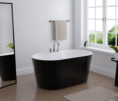 A&E Bath and Shower NADIA BLACK Bathtub