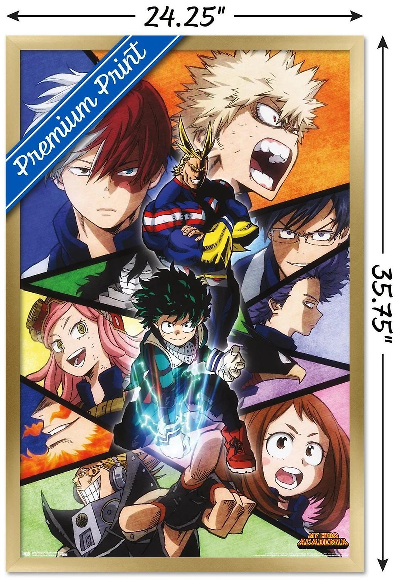My Hero Academia - Faces Wall Poster, 22.375" x 34"