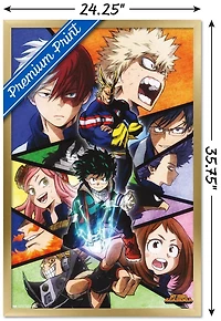 My Hero Academia - Faces Wall Poster, 22.375" x 34"