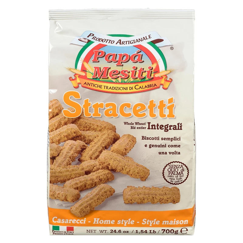 Biscuit style maison Stracetti de Papa Mesiti au blé entier 700g