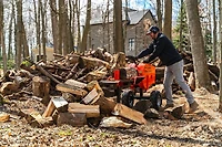 Fendeuse à bois cinétique horizontale DK2 à moteur de 7 hp