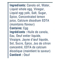 Mayonnaise Hellmann's Vraie 890 mL Mayonnaise