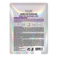 Masque Éclat Hologramme Licorne Soo'AE Éclaircissant