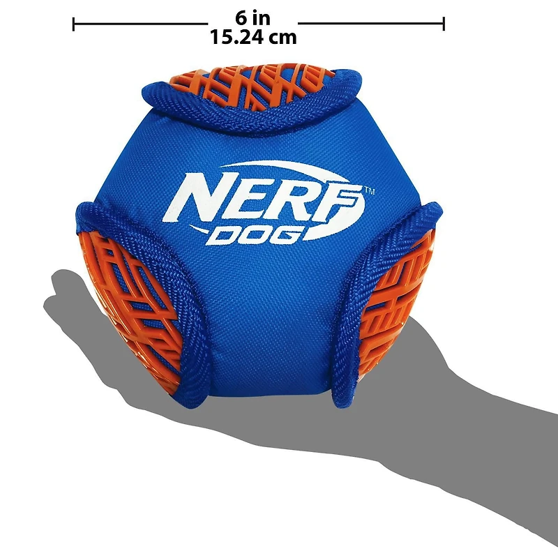 Nerf Dog Force Grip Hex Ball