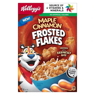 Kellogg's Frosted Flakes® Maple Cinnamon Flavour Cereal