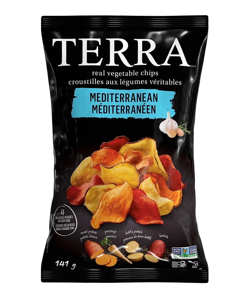 Terra Mediterranean Chips, 141 g, Vegetable Chips