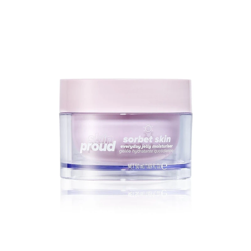 Skin Proud - Sorbet Skin - Gelee Hydratante Quotidienne, Sans Huile, 100% Vegan (50ml) Tous les jours Jelly Hydrater