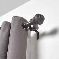 Ens. tringles Bangle de hometrends d'1 po doubles ajustables (60 à 144 po) avec embouts en étain