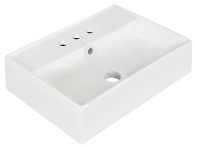 Imaginations américaines 19,75 po. W Vessel Blanc