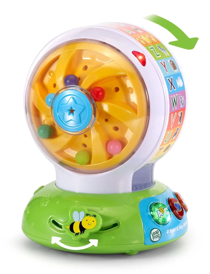 LeapFrog Spin & Sing Alphabet Zoo™ - Toddler Alphabet Learning Toy - English Version, 6+ months