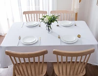Fabstyles Hotel 100% Cotton Solid Table Cloth