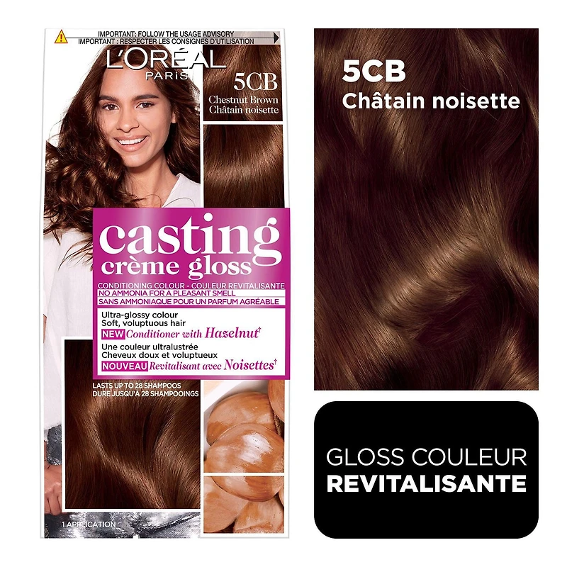 L'Oréal Paris Casting Crème Gloss Conditioning Hair Colour, Ammonia Free Semi-Permanent Hair Dye