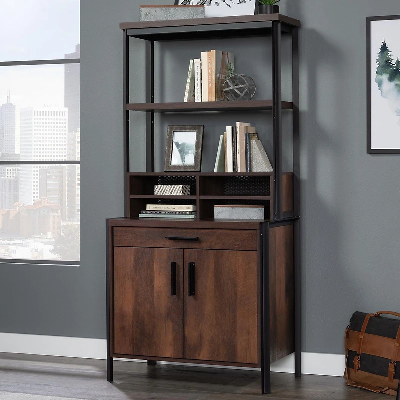 Sauder Briarbrook Library Hutch, Barrel Oak, 430076