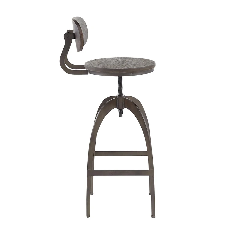 Dakota Industrial Barstool by LumiSource