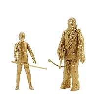 Star Wars Saga Skywalker, figurines Luke Skywalker et Chewbacca de 9,5 cm du film Star Wars : Le retour du JedI