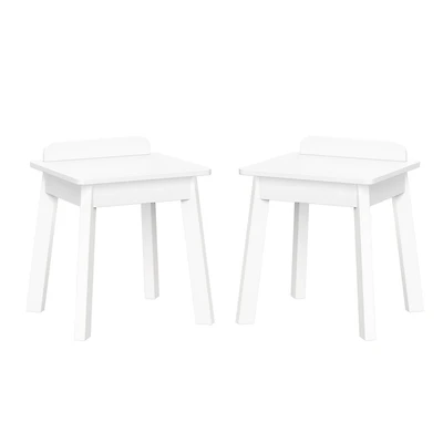 Ensemble de Chaises Pour Enfants 2 pièces - Blanc