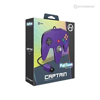 Hyperkin Captain Premium Controller Funtoon Collectors Edition For N64® (Rival Purple)