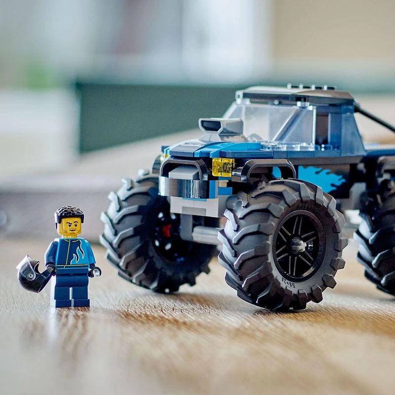 LEGO City Great Vehicles Le camion monstre bleu 60402 Ensemble de construction (148 pièces) Comprend 148 pièces, 5+ ans
