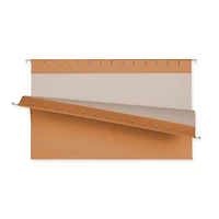 Continental Letter Size Hanging Folders. Orange Colour, 6 Count