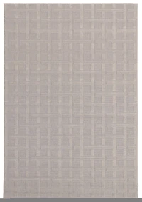 ECARPET Indoor/Outdoor for Balcony, Patio and Garden Villa Grey Rug