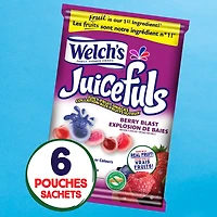 Welch's Fruit Snacks, Berry Blast, 6 Count Snack Box, Gluten Free Snacks, WELCHS 6CT WLCHJFULSBB