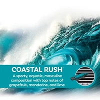 Refresh Your Car Air Freshener Vent Sticks, Coastal Rush Scent, 6 Pack ENERGIZER RYC COASTRUS 6PAQ