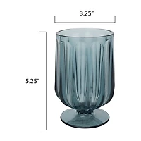 Ensemble de 4 verres à vin en Tritan bleu Better Homes & Gardens de 15,6 oz