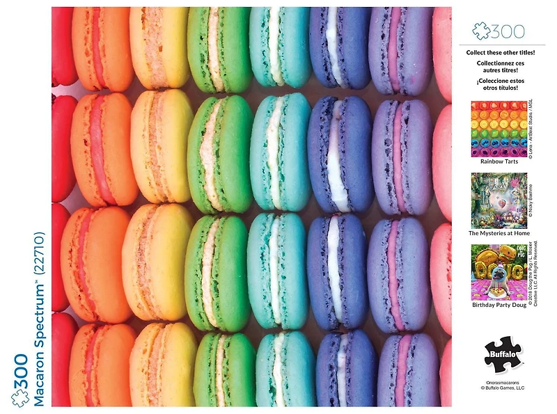 Buffalo Games - Le puzzle Large Pieces - Macaron Spectrum - en 300 pièces