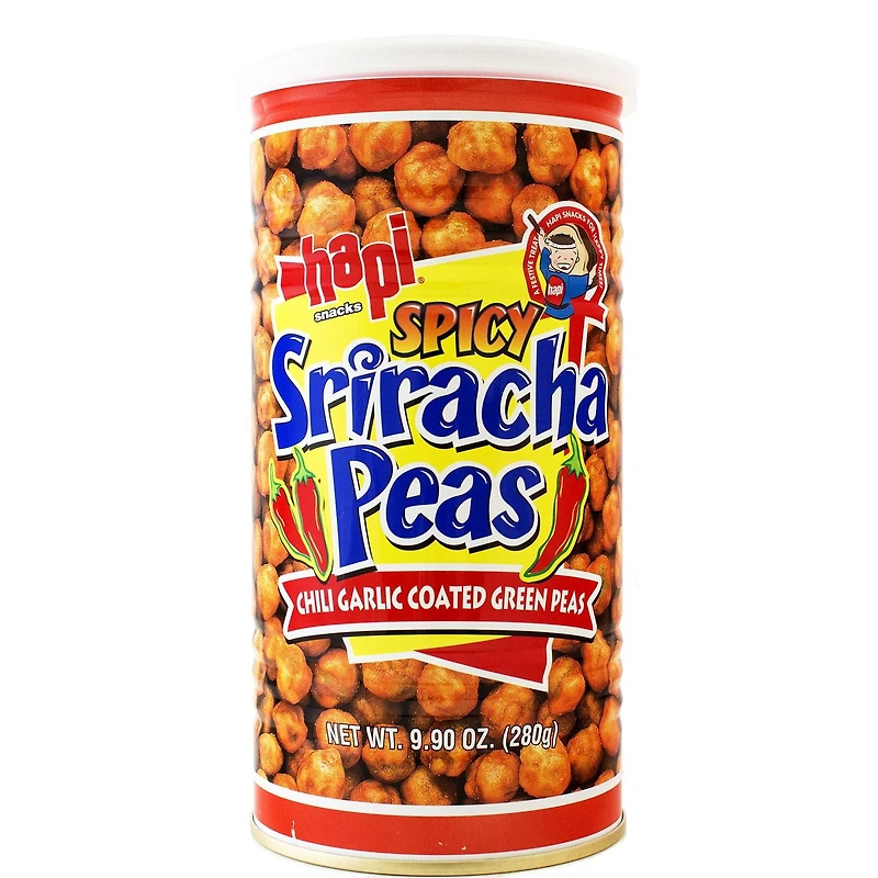Casse-croûte Sriracha Pois d'Hapi pois enrobés de piment et de l'ail