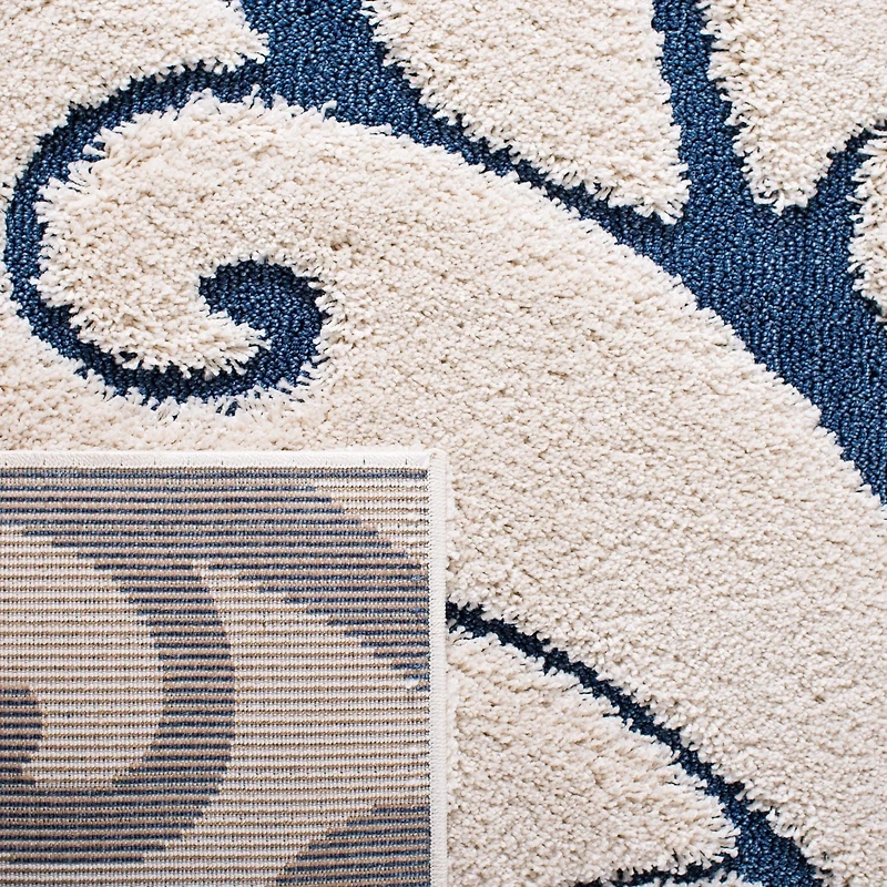 SAFAVIEH Florida Douglas Floral Vines Shag Area Rug