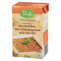 Pacific Foods Soupe Legumes Lentilles Champignons